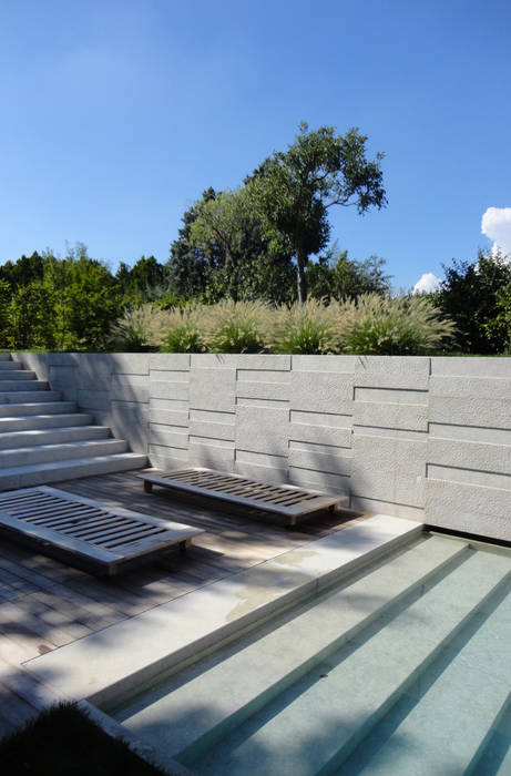 Giardino di villa privata – Franciacorta (Bs) – anno 2012, matiteverdi matiteverdi Jardin moderne