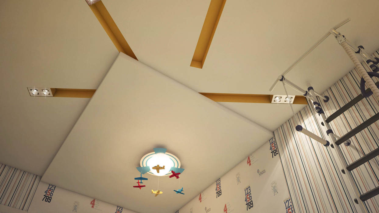 Детская tatarintsevadesign Детская комнатa в стиле минимализм