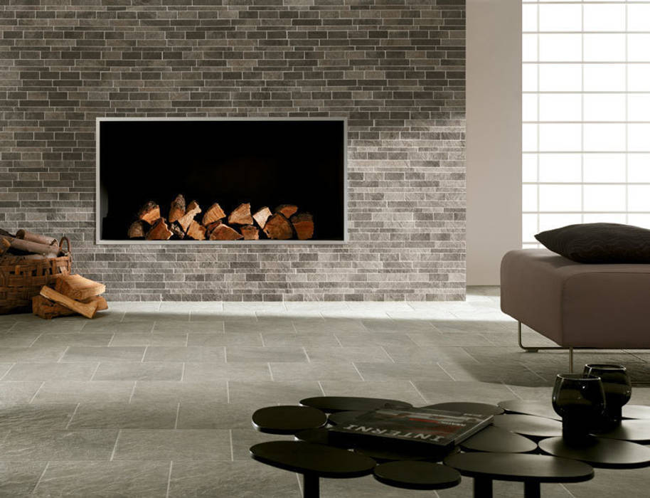Structure Mosaic Fireplace Feature Target Tiles Living room