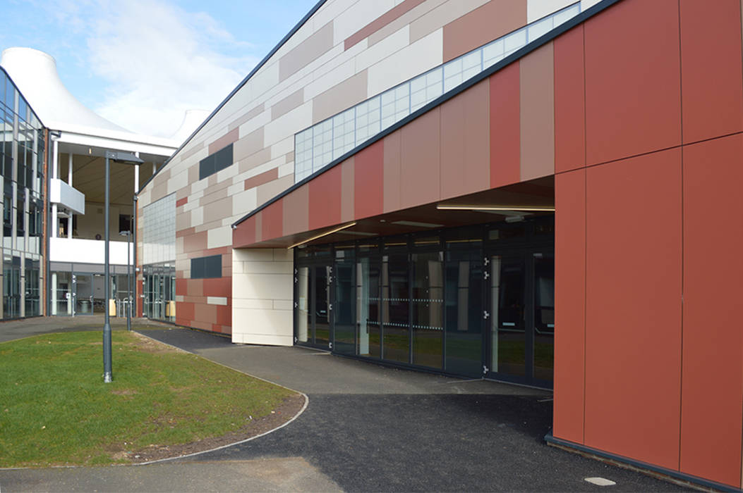 Community Entrance at St Bartholomew's School ArchitectureLIVE Commercial spaces Schools