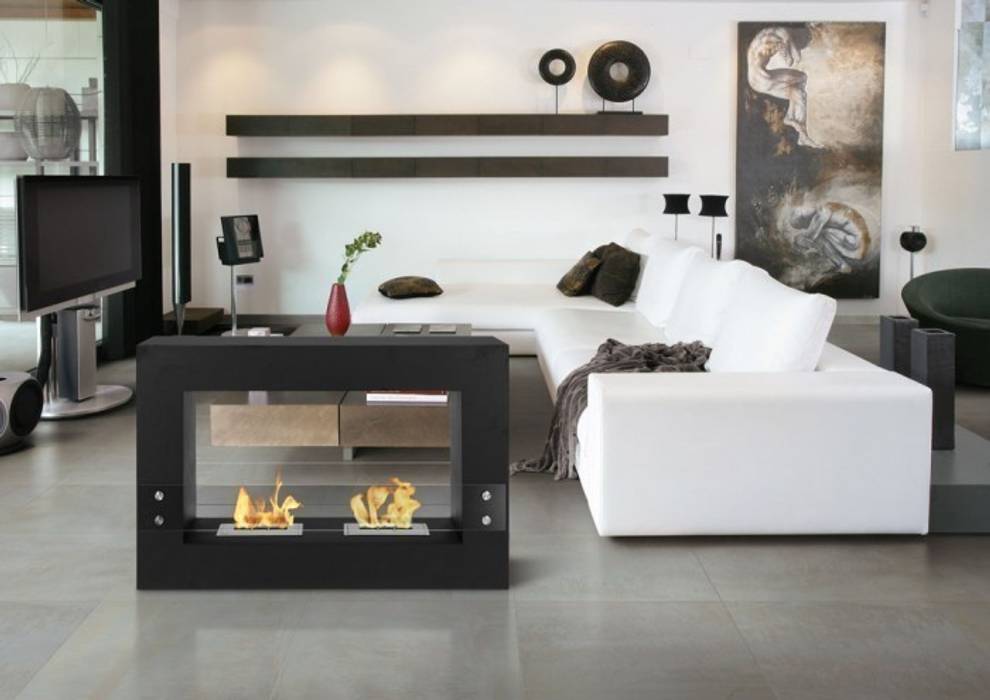 Biolareira Barcelona, Clearfire - Lareiras Etanol Clearfire - Lareiras Etanol Modern Living Room Fireplaces & accessories