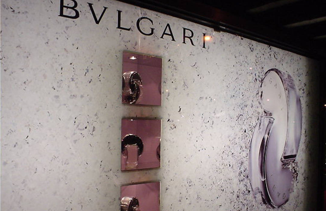 ESCAPARATE BVLGARI OMNIA CRYSTALLINE EN EL CORTE INGLES, RIART I ASSOCIATS RIART I ASSOCIATS Ruang Komersial Pusat Perbelanjaan