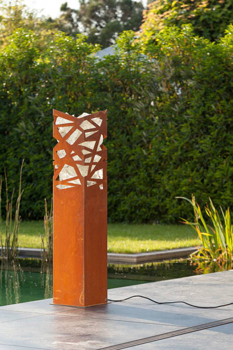 Säulenleuchte outdoor, Atelier51 Atelier51 Jardin moderne Eclairage