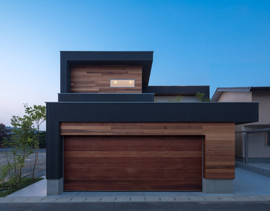 M4-house 「重なり合う家」, Architect Show Co.,Ltd Architect Show Co.,Ltd Modern houses