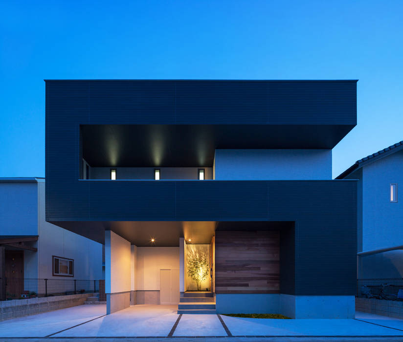 D-house 「多角形の家」, Architect Show Co.,Ltd Architect Show Co.,Ltd Modern houses