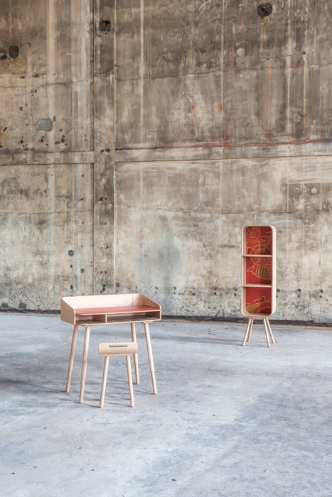 tonton desk&chair, eva craenhals eva craenhals 書房/辦公室 桌子