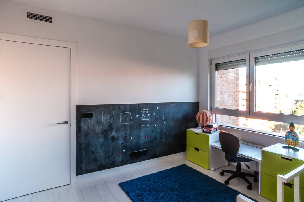 VIVIENDA A-MOR-I-SART, estudio551 estudio551 Chambre d'enfant moderne