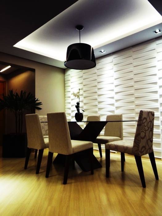 apartamento N+R, SPOT161 arquitetura + design SPOT161 arquitetura + design Eclectic style dining room