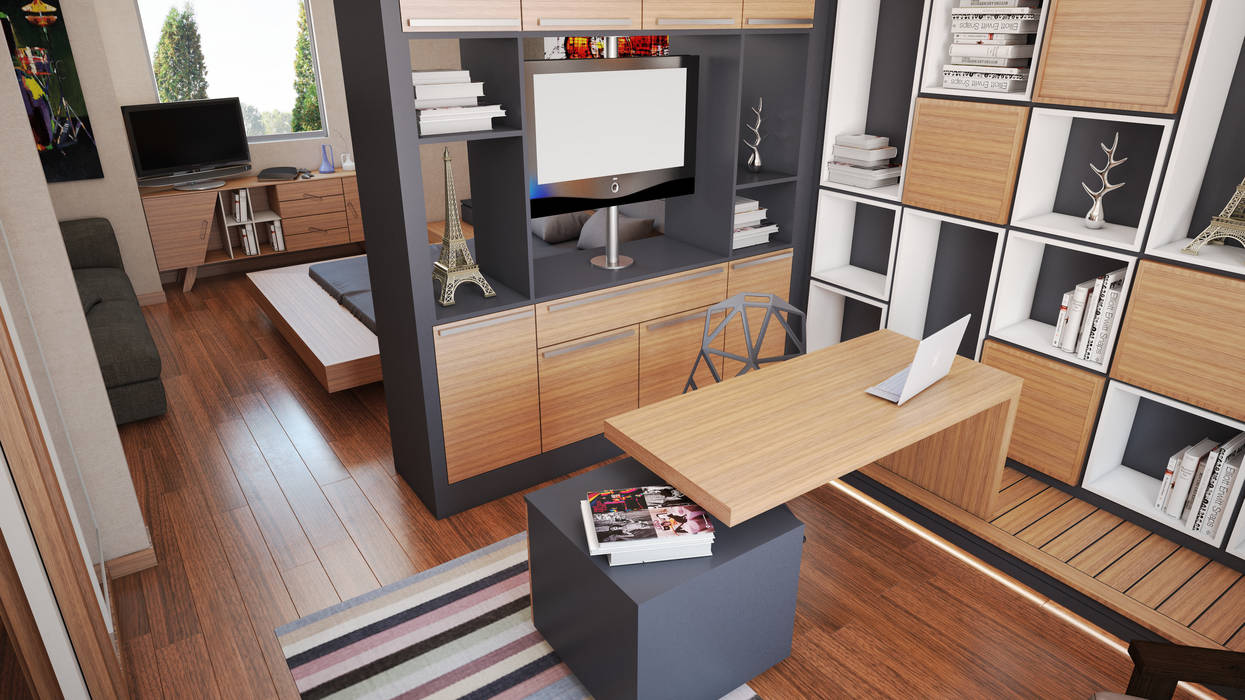 homify Cuartos de estilo moderno