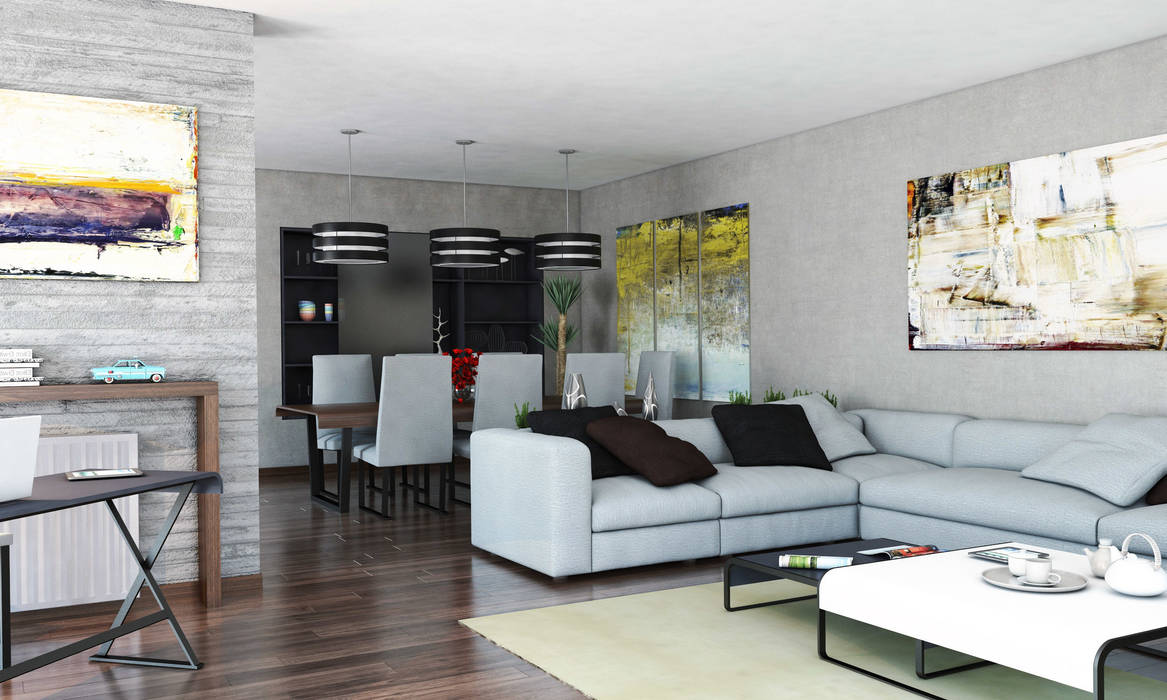 homify Modern living room