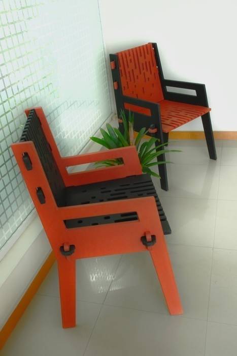 Silla Beat Valchromat Wedgewood Furniture Comedores modernos Sillas y bancos