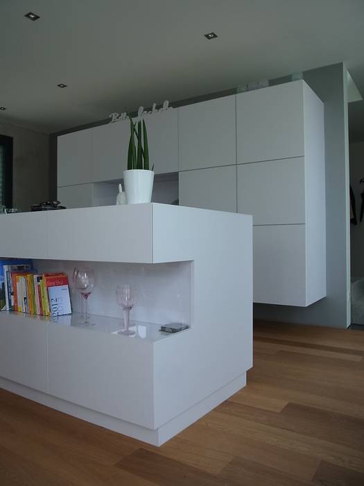 Haus B, Abstatt, Firma Firma Minimalist kitchen