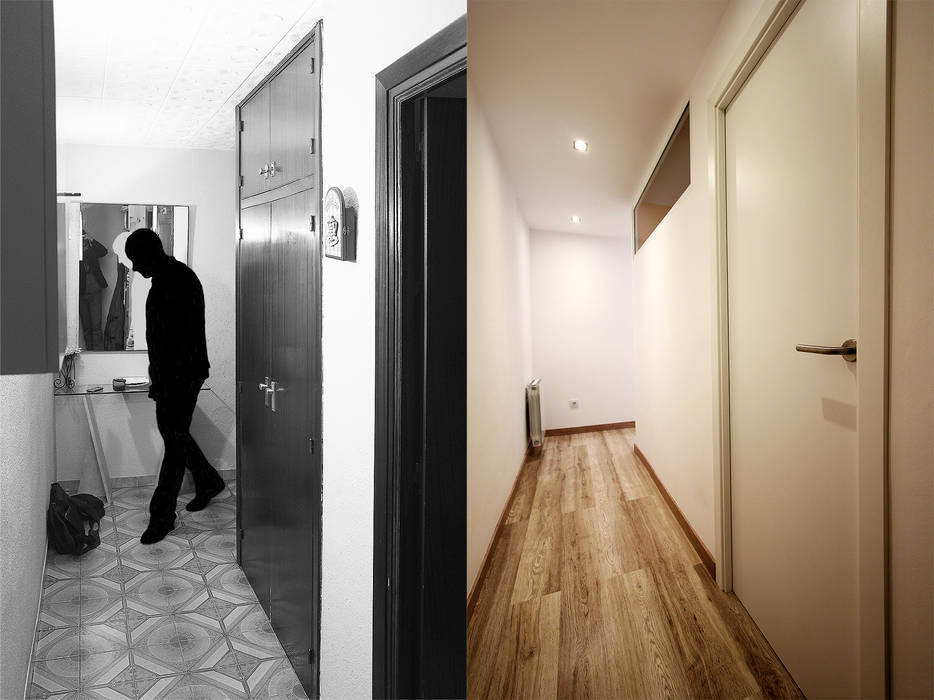 Una nueva vivienda en el piso de toda la vida... en Barri Porta, Barcelona., XTe Interiorismo XTe Interiorismo