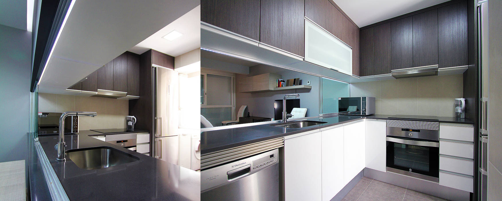 Una nueva vivienda en el piso de toda la vida... en Barri Porta, Barcelona., XTe Interiorismo XTe Interiorismo Cocinas de estilo minimalista
