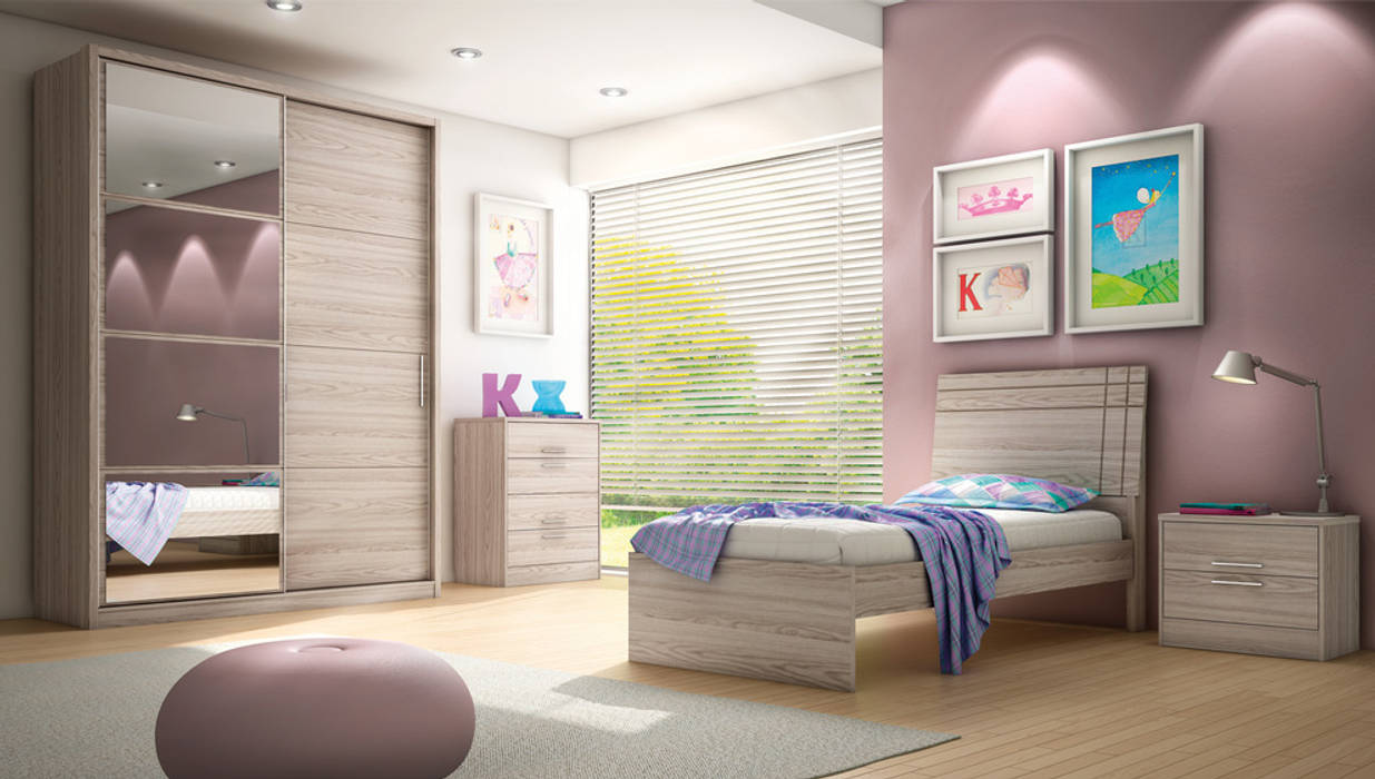 homify Eclectic style bedroom Wardrobes & closets