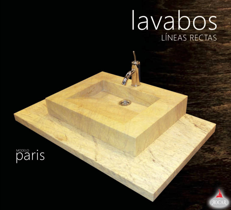 modelo paris Rocarmona Artesanos,s.l. Baños de estilo moderno Lavabos