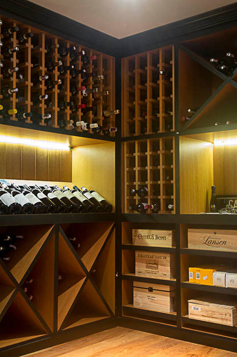 casa CR, Raquel Junqueira Arquitetura Raquel Junqueira Arquitetura Wine cellar