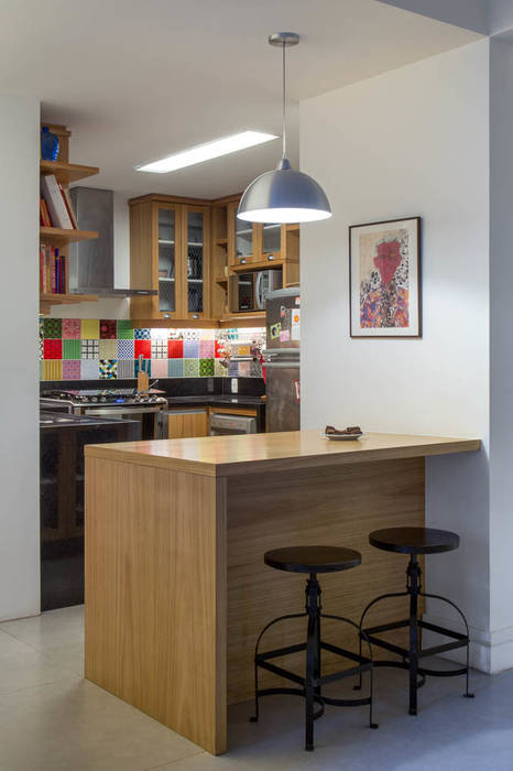 APARTAMENTO KG, Raquel Junqueira Arquitetura Raquel Junqueira Arquitetura Modern kitchen