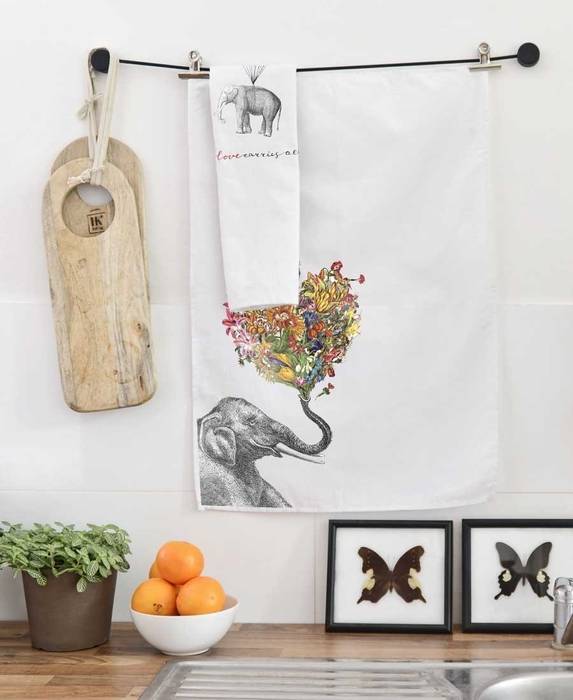 Tea Towel, JUNIQE JUNIQE Modern Kitchen Accessories & textiles