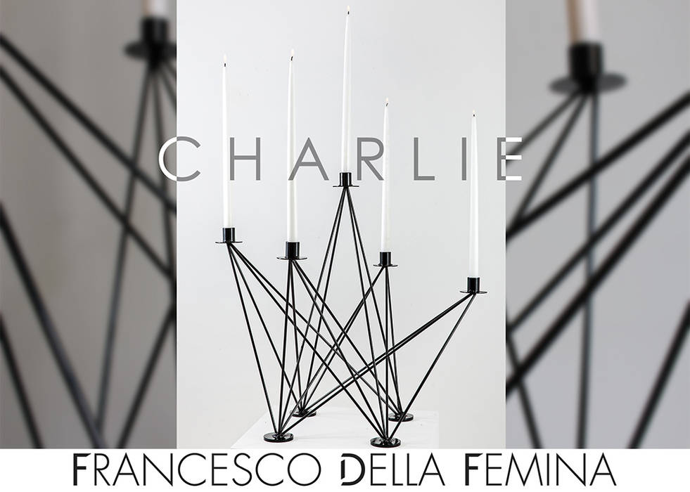 Charlie Candelabra, Francesco Della Femina Francesco Della Femina Modern Living Room Accessories & decoration