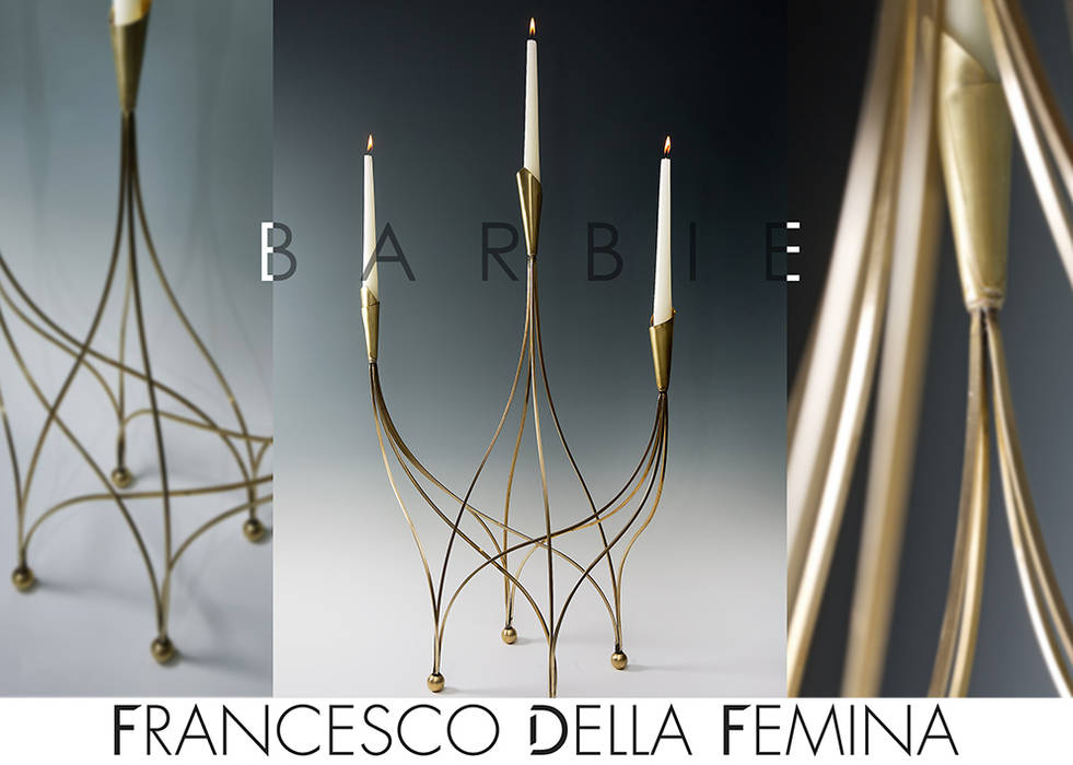 Barbie sculpture/candelabra, Francesco Della Femina Francesco Della Femina Soggiorno moderno Accessori & Decorazioni