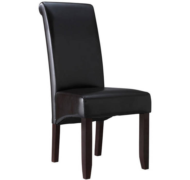 Silla de comedor de línea moderna tocatta en color marrón domensino