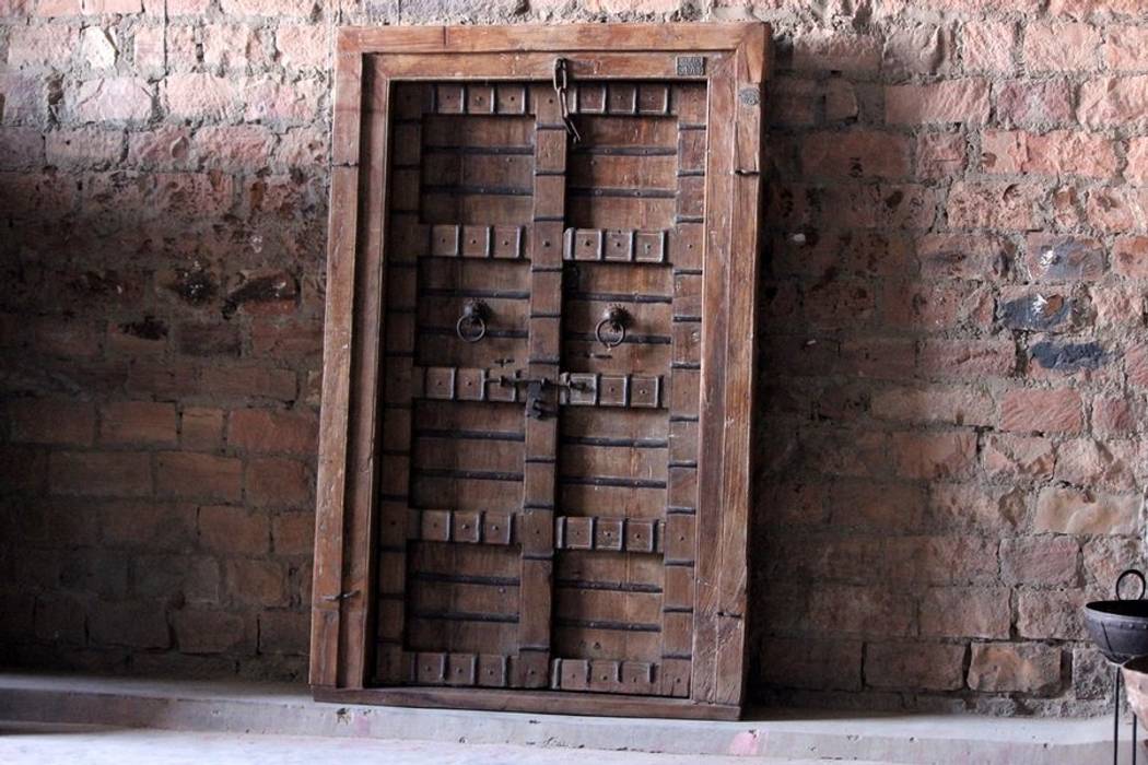 Damal Unique Reclaimed 'Fortress Door' Little Tree Furniture Interior garden Interior landscaping