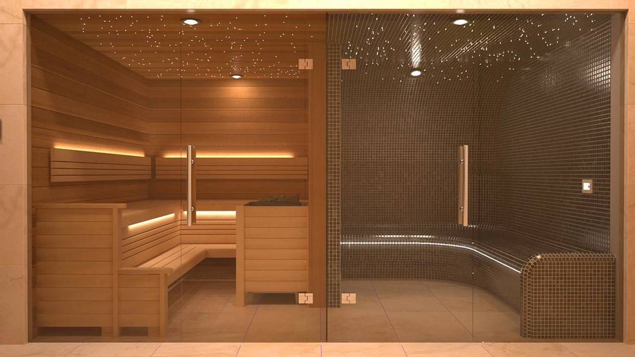 Steam and Sauna Design & Installation., Nordic Saunas and Steam Nordic Saunas and Steam Spas de estilo moderno