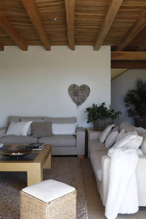 Casa Porto Saler. Formentera. 2000, Deu i Deu Deu i Deu Rustic style living room