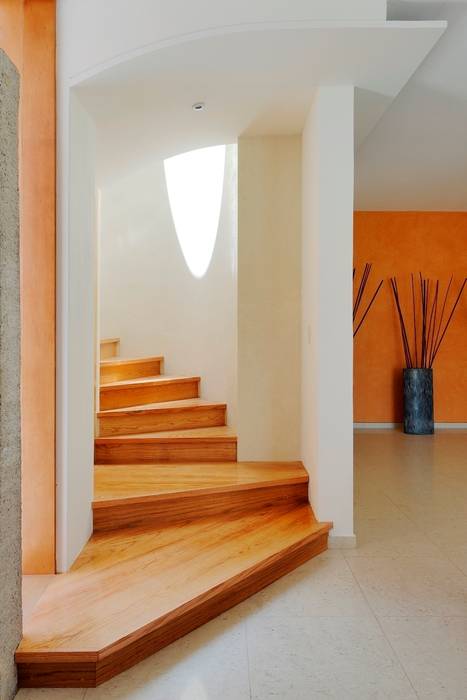 RESIDENCIA NUÑO, Excelencia en Diseño Excelencia en Diseño Modern corridor, hallway & stairs