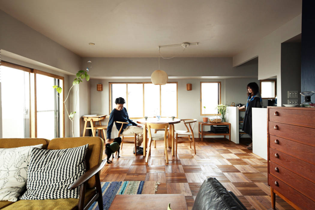 トリミングルーム, 稲山貴則 建築設計事務所 稲山貴則 建築設計事務所 Scandinavian style dining room