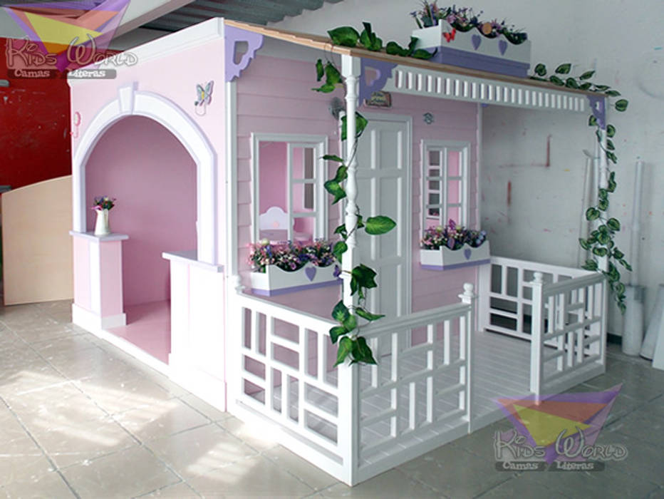 PRECIOSA CASA DE JUEGOS Kids World- Recamaras, literas y muebles para niños Dormitorios infantiles clásicos Juguetes