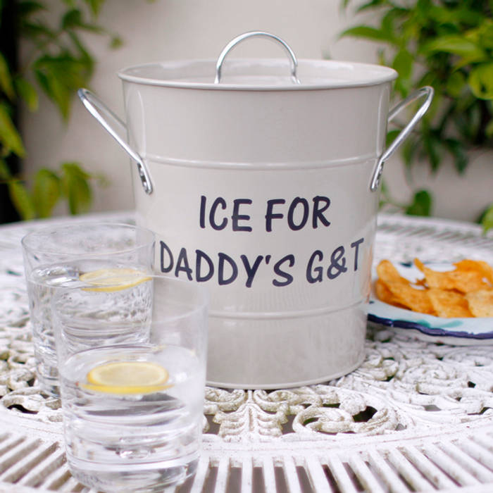 Personalised Ice Bucket Jonny's Sister Classic style garden Accessories & decoration