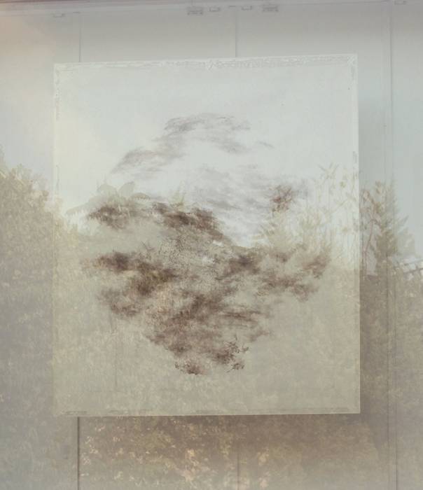 Breath of Traces, ,105x144cm, korean paper on muk, 2011 흔적찾기 프로젝트
