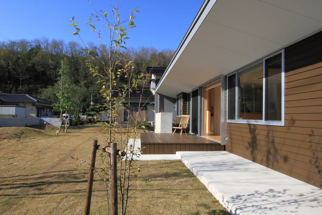 内灘町の家, 福田康紀建築計画 福田康紀建築計画 モダンな庭