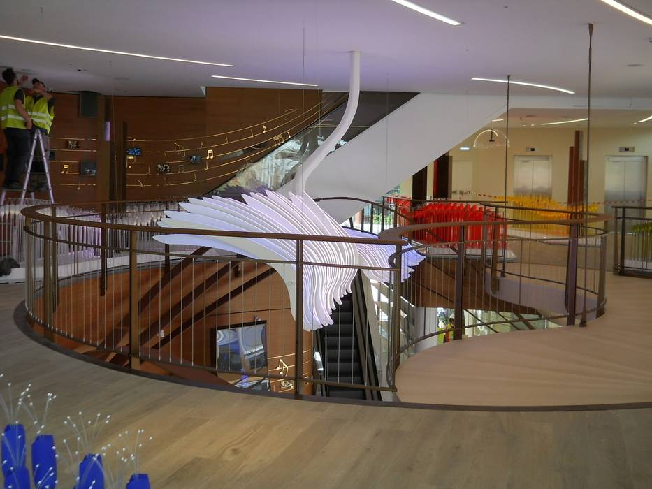 The Azerbaijan pavilion, internal balustrades Gonzato Contract Commercial spaces Exhibition centres