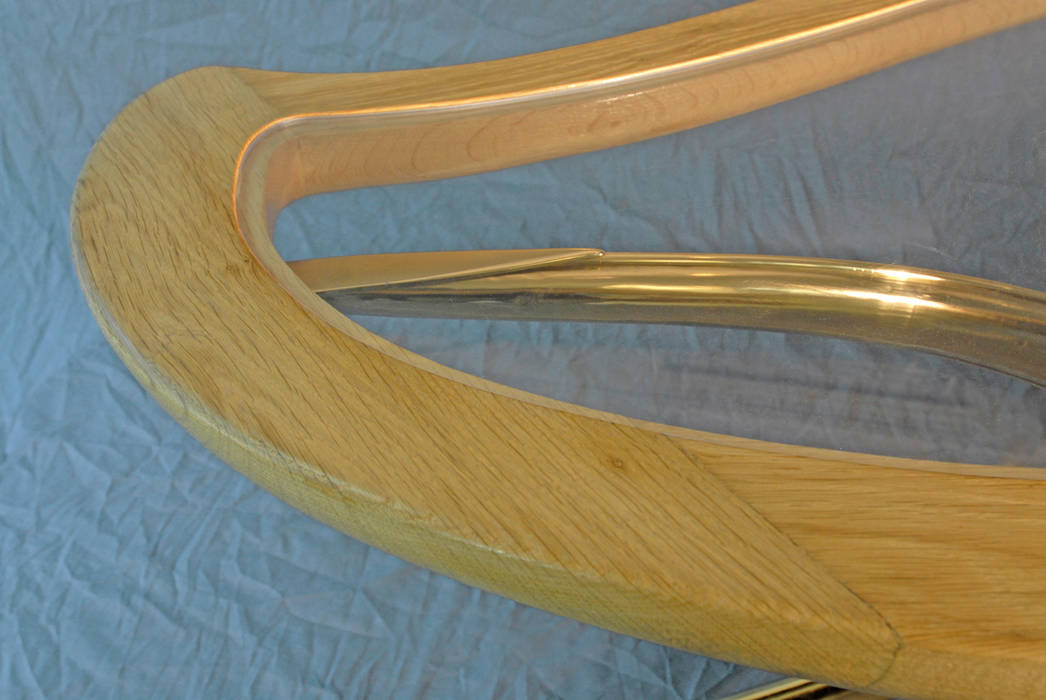 Table basse "N°5" - détail harpe Jean Zündel meubles rares SalonCanapés & tables basses