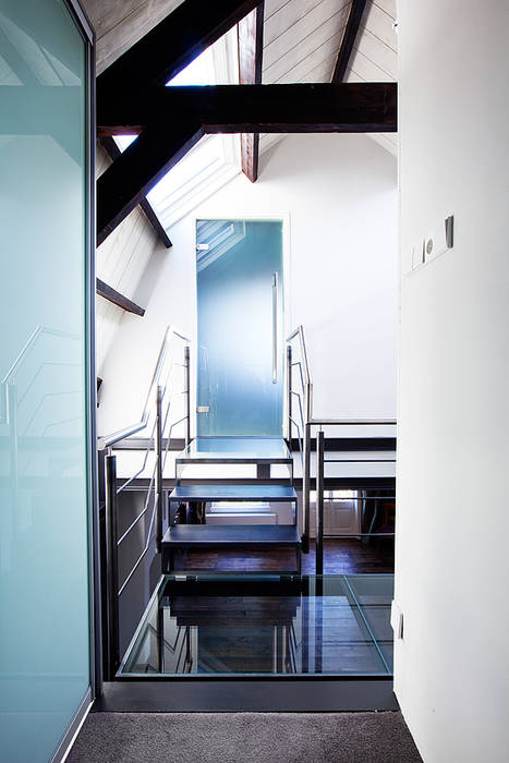 Trappenhuis uit natuurlijk blauw staal, YBIS YBIS Stairs Stairs
