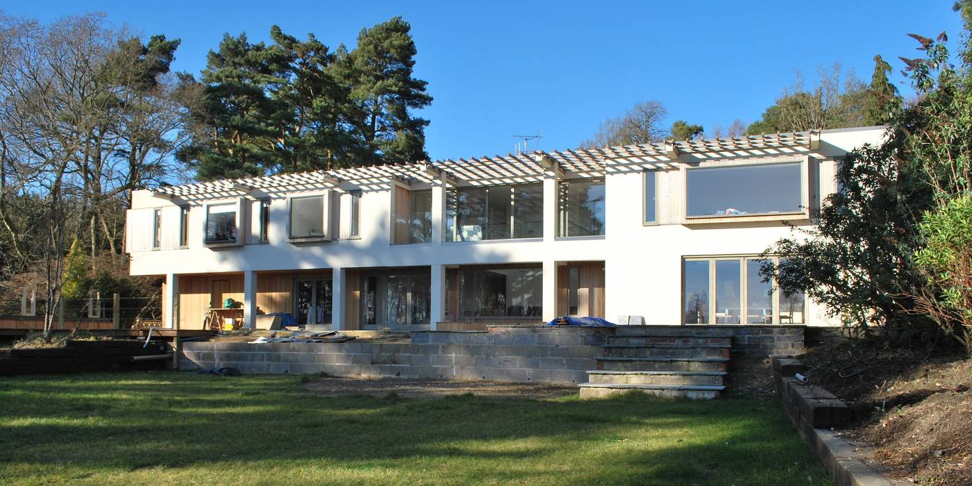 Garden Elevation Giles Jollands Architect Maisons modernes