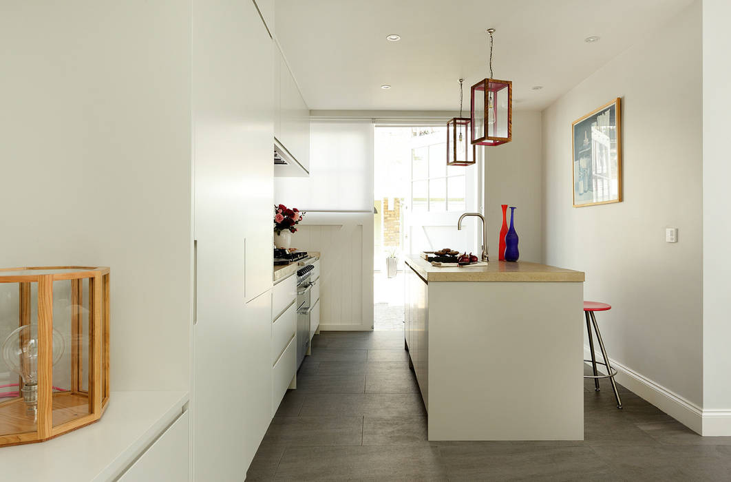 Open-Plan Kitchen/Living Room, Ladbroke Walk, London , Cue & Co of London Cue & Co of London Modern kitchen