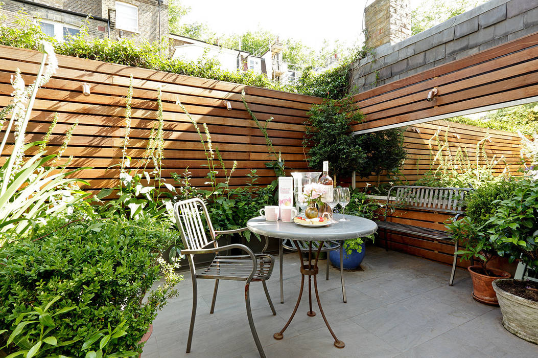 Open-Plan Kitchen/Living Room, Ladbroke Walk, London , Cue & Co of London Cue & Co of London Jardin moderne