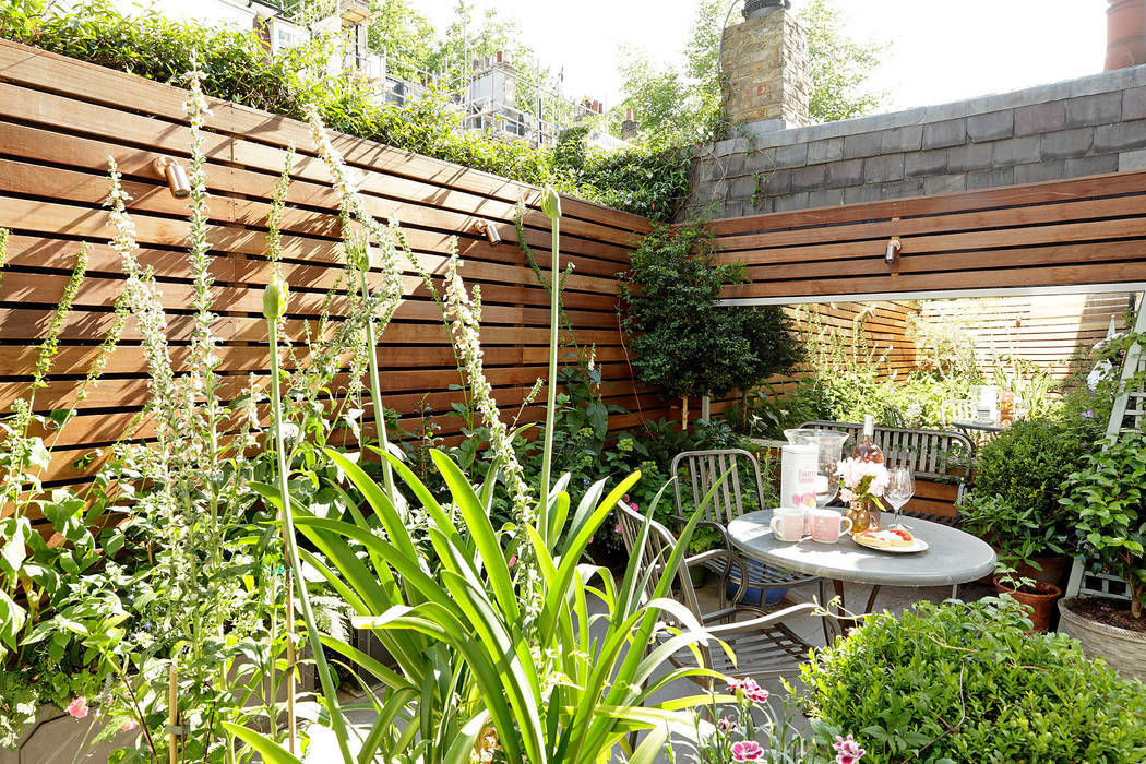 Open-Plan Kitchen/Living Room, Ladbroke Walk, London , Cue & Co of London Cue & Co of London Modern garden