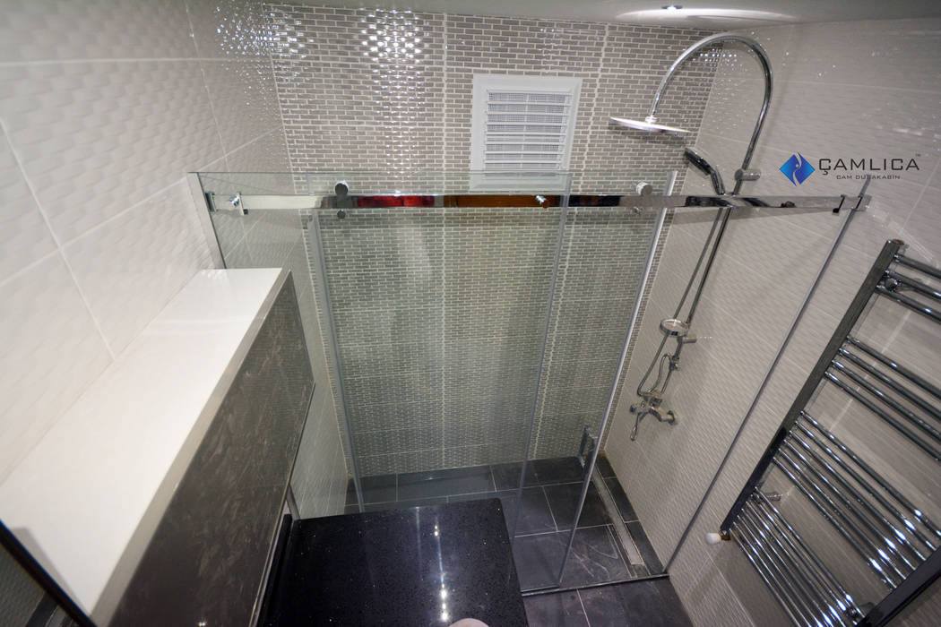 paslanmaz duşakabin modülü Creative Duşakabin Akdeniz Banyo Dekorasyon