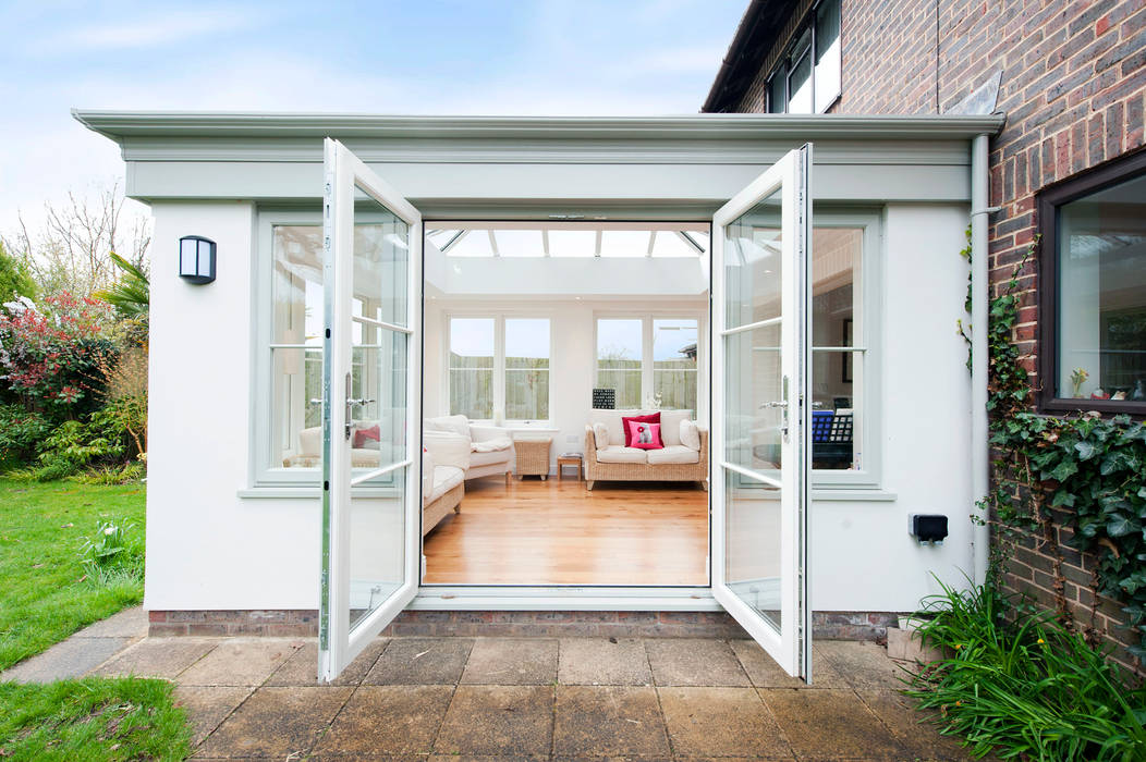 Orangery lounge extension homify 모던스타일 온실