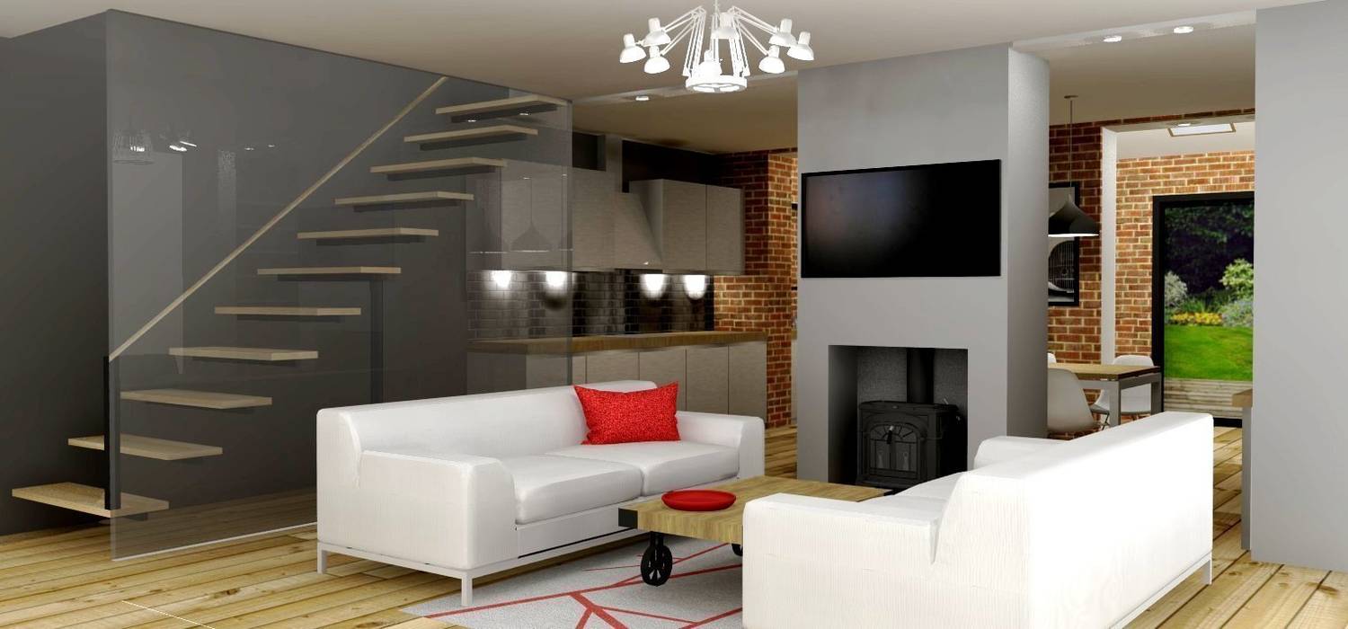 Interior Design For A Family Home Cambridge Uk Industrial Style