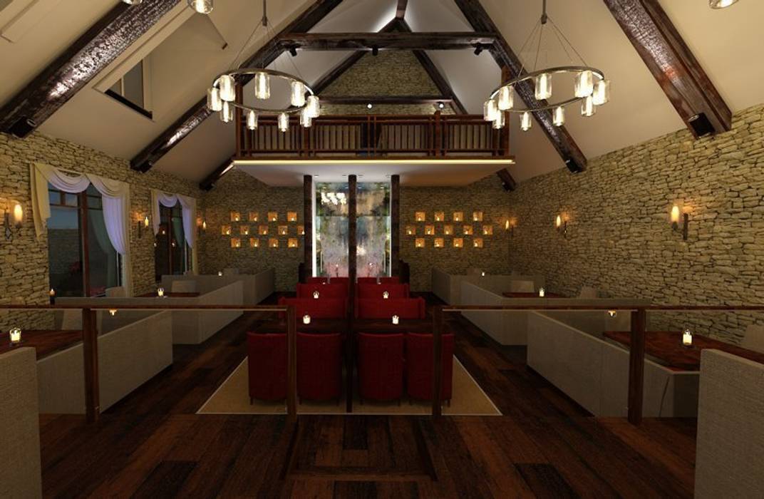 The restaurant interior K-Tribe Studió Commercial spaces Bars & clubs