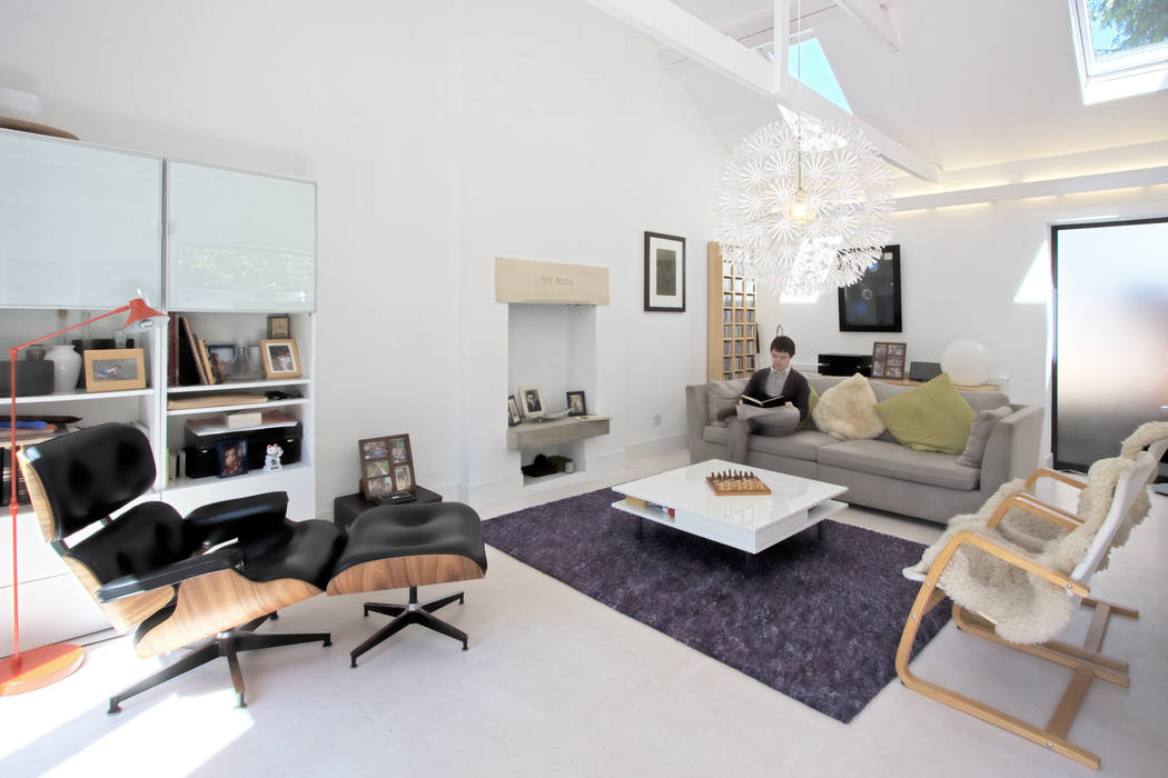 The Nook Converted Bakery, NRAP Architects NRAP Architects Scandinavian style living room