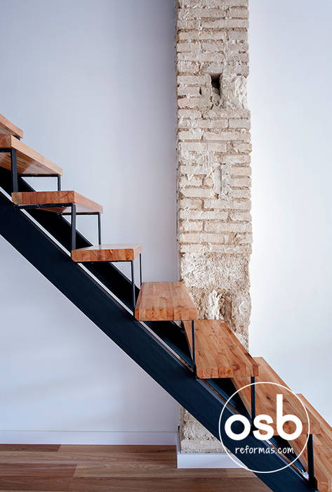 lucía, osb arquitectos osb arquitectos Коридор, прихожая и лестница в эклектичном стиле