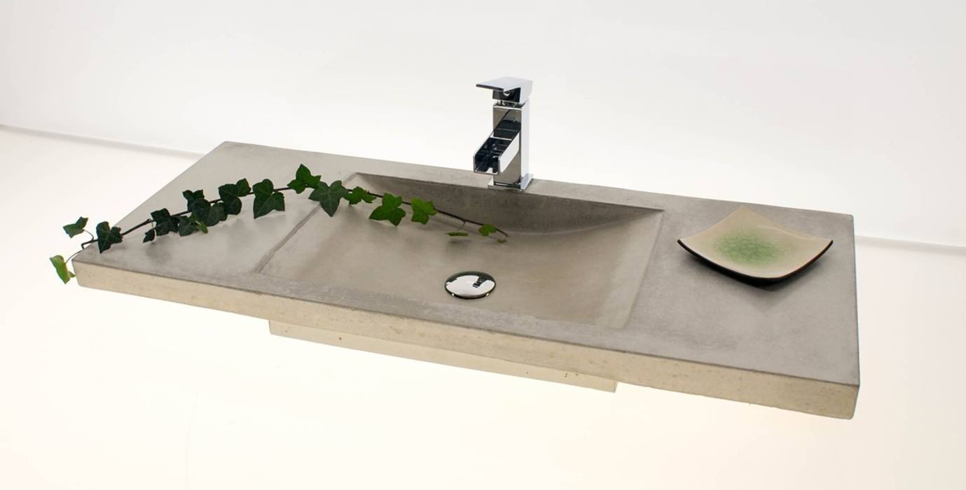 Waschtisch aus beton “mondän” die betonagerie badezimmerwaschbecken