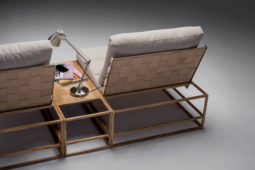 Tributo - NEOBOX Estúdio de Design Salas de estar minimalistas Sofás e divãs